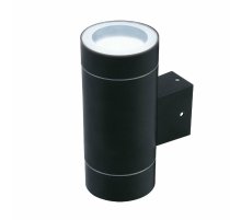 Уличный настенный светильник Uniel UUL-S92A 2х50W/GX53 IP65 BLACK UL-00009365