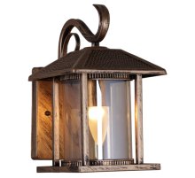 Уличный настенный светильник Reluce 08287-9.2-001U BKG