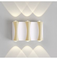 Уличный настенный светильник Crystal Lux CLT 022W3 WH-GO 4000K
