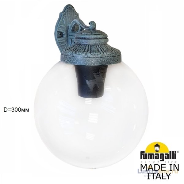 Уличный настенный светильник Fumagalli Globe 300 G30.131.000.VXF1RDN Уличный настенный светильник Fumagalli Globe 300 G30.131.000.VXF1RDN