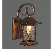 Уличный настенный светильник Reluce 08281-9.2-001U BKG Уличный настенный светильник Reluce 08281-9.2-001U BKG