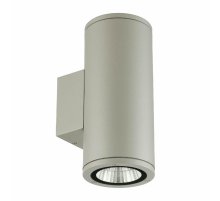 Уличный настенный светильник Uniel ULU-S22D-2x12W/6400K IP65 LIGHT GREY UL-00011085