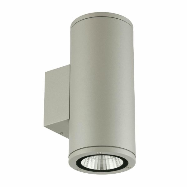 Уличный настенный светильник Uniel ULU-S22D-2x12W/6400K IP65 LIGHT GREY UL-00011085