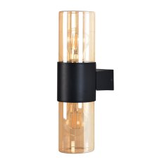 Уличный настенный светильник Arte Lamp Seginus A6515AL-2BK