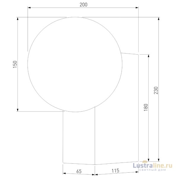 Уличный настенный светильни Elektrostandard Gravity 35166/U черный 4690389195099 a062885