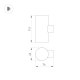 Уличный настенный светильник Arlight KT-Ray-Wall-Twin-R46-2x3W Warm3000 034137