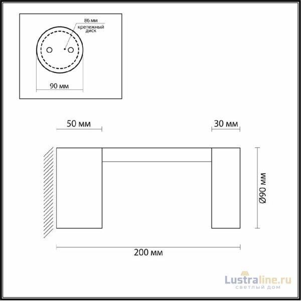 Уличный настенный светильник Odeon Light Tion 6657/10WL