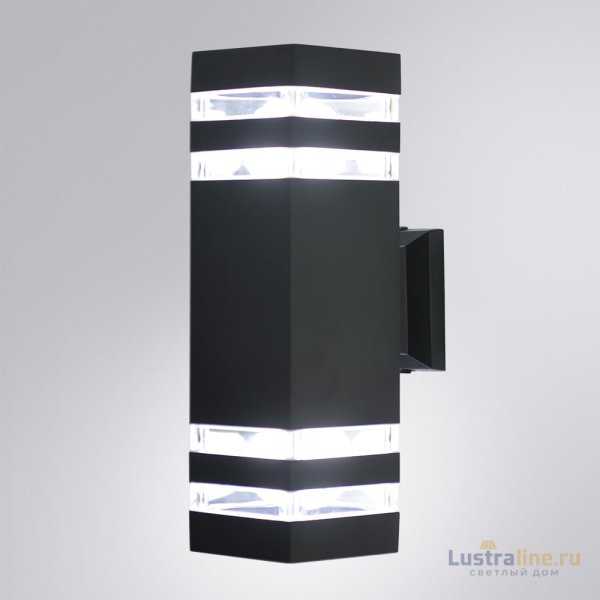 Уличный настенный светильник Arte Lamp Heather A4413AL-2BK Уличный настенный светильник Arte Lamp Heather A4413AL-2BK
