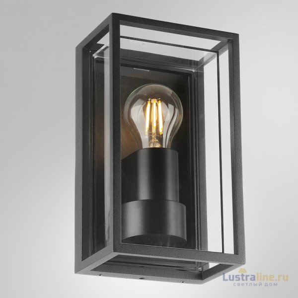 Уличный настенный светильник Arte Lamp Marfik A2322AL-1BK Уличный настенный светильник Arte Lamp Marfik A2322AL-1BK