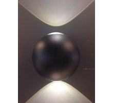 Уличный настенный светильник Elvan GW-161A/2-6W-WW-Bk