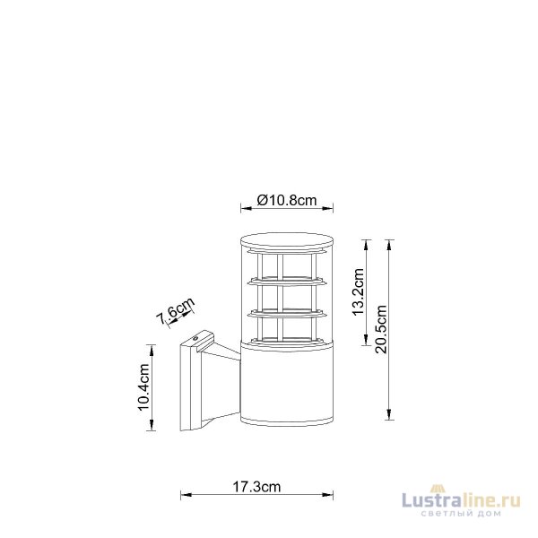 Уличный настенный светильник Arte Lamp Tokyo A5315AL-1BK