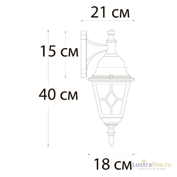 Уличный настенный светильник Arte Lamp Madrid A1542AL-1BN Уличный настенный светильник Arte Lamp Madrid A1542AL-1BN