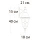 Уличный настенный светильник Arte Lamp Madrid A1542AL-1BN