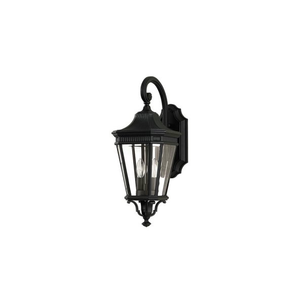 Настенный уличный светильник Feiss Cotswold lane FE-COTSLN2-M-BK