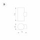 Уличный настенный светильник Arlight LGD-RAY-WALL-TWIN-R46-2x3W Day4000 033307(1)