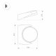 Уличный настенный светодиодный светильник Arlight LGD-Eye-Wall-6W Warm3000 029979