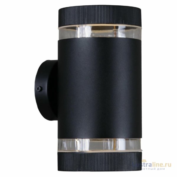 Уличный настенный светильник Reluce 86226-9.2-002CT 2*GX53 BK