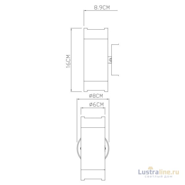 Светильник настенный ARTE Lamp A3503AL-2WH Светильник настенный ARTE Lamp A3503AL-2WH