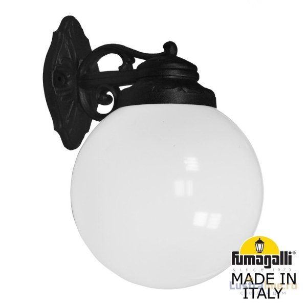 Уличный настенный светильник Fumagalli Globe 250 G25.131.000.AYF1RDN Уличный настенный светильник Fumagalli Globe 250 G25.131.000.AYF1RDN
