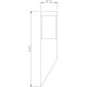 Уличный настенный светильник Deko-Light Porrima 731106