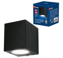 Уличный настенный светодиодный светильник (UL-00006806) Uniel ULU-S05A-5W/4000K IP54 Black