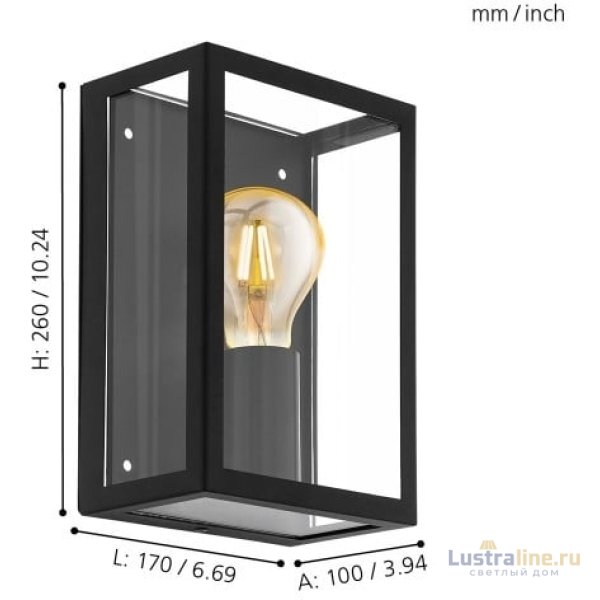 Уличный настенный светильник Eglo Alamonte 1 94831