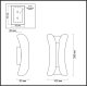 Уличный настенный светодиодный светильник Odeon Light Krista 3886/6WG