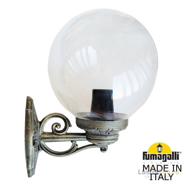 Уличный настенный светильник Fumagalli Globe 250 G25.131.000.BXF1R Уличный настенный светильник Fumagalli Globe 250 G25.131.000.BXF1R