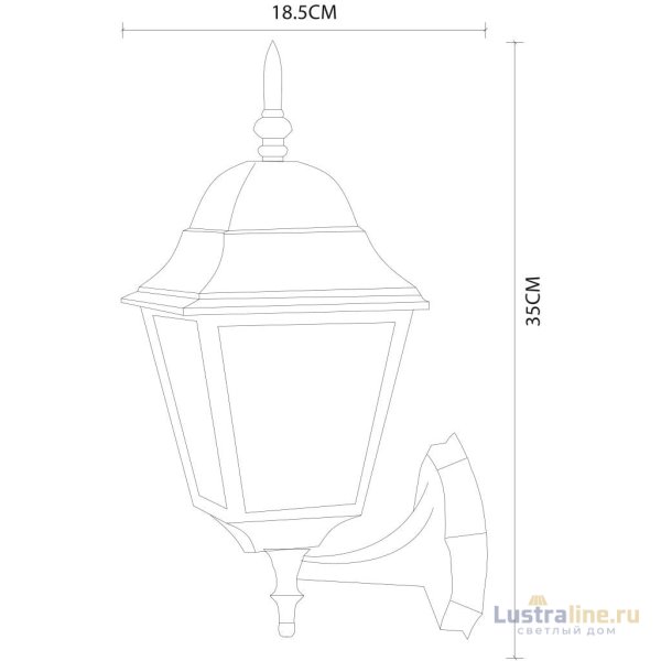 Уличный настенный светильник Arte Lamp Bremen A1011AL-1BK Уличный настенный светильник Arte Lamp Bremen A1011AL-1BK