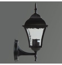 Уличный настенный светильник Reluce 08243-0.2-001W BK