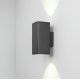 Уличный настенный светильник Arlight LGD-EVO-WALL-TWIN-S100x100-2x12W Day4000 (GR, 44 deg, 230V) 046194