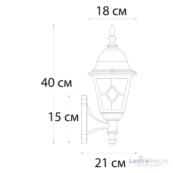 Уличный настенный светильник Arte Lamp Madrid A1541AL-1BN Уличный настенный светильник Arte Lamp Madrid A1541AL-1BN
