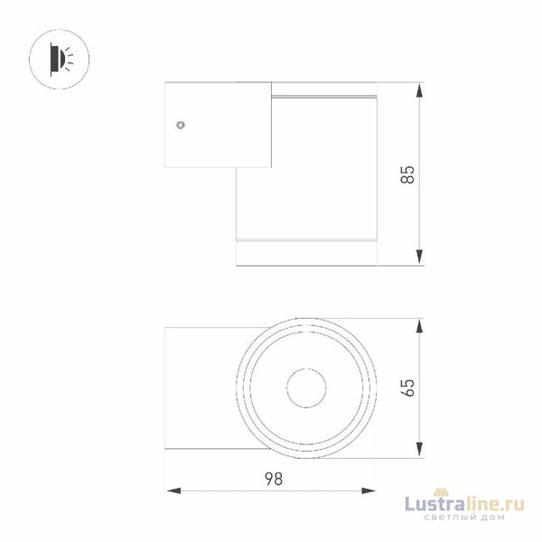 Уличный настенный светильник Arlight LGD-RAY-WALL-R65-9W Day4000 (GR, 23 deg, 230V) 044852 Уличный настенный светильник Arlight LGD-RAY-WALL-R65-9W Day4000 (GR, 23 deg, 230V) 044852