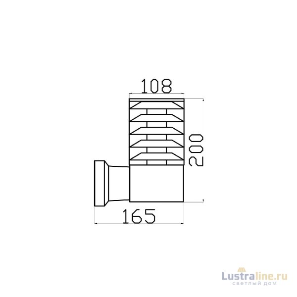 Уличный настенный светильник Maytoni Bronx O576WL-01GR