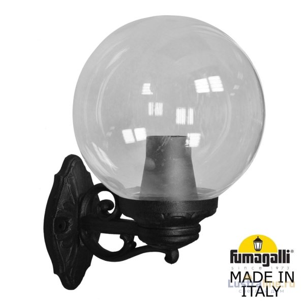 Уличный настенный светильник Fumagalli Globe 250 G25.131.000.AXF1R Уличный настенный светильник Fumagalli Globe 250 G25.131.000.AXF1R