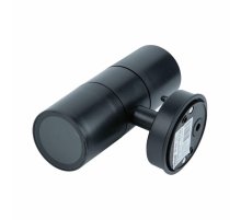 Уличный настенный светильник Uniel UUL-S22D-2x7W/GU10 IP65 BLACK UL-00011270