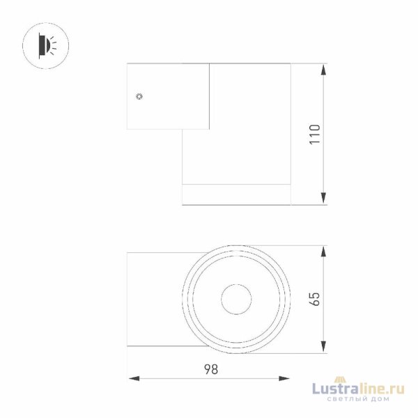 Уличный настенный светильник Arlight LGD-RAY-WALL-R65-12W Day4000 050152 Уличный настенный светильник Arlight LGD-RAY-WALL-R65-12W Day4000 050152