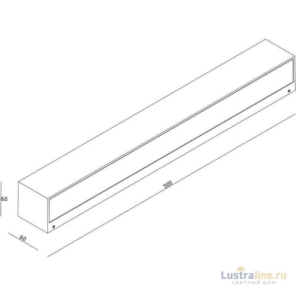 Уличный настенный светильник Deko-Light Linear 731129