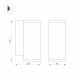 Уличный настенный светильник Arlight LGD-Forma-Wall-R90-12W Warm3000 037257