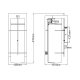 Уличный настенный светильник Quoizel Eames QN-EAMES-LED-L-EK