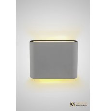 Уличный настенный светильник AM Group AM243-2X5W WH 4000K