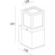 Уличный настенный светильник Deko-Light Facado 731059