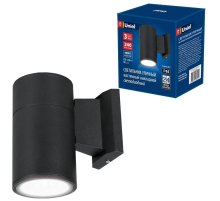 Уличный настенный светодиодный светильник (UL-00006801) Uniel ULU-S21A-3W/4000K IP65 Black