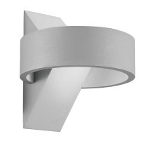Уличный настенный светильник Uniel ULU-S34A-8W/4000K IP65 GREY UL-00009350