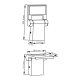 Уличный настенный светильник Deko-Light Robi flex 731068