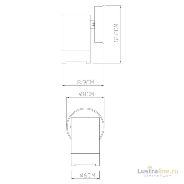 Светильник настенный ARTE Lamp A3503AL-1WH Светильник настенный ARTE Lamp A3503AL-1WH