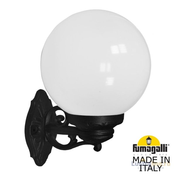 Уличный настенный светильник Fumagalli Globe 250 G25.131.000.AYF1R Уличный настенный светильник Fumagalli Globe 250 G25.131.000.AYF1R