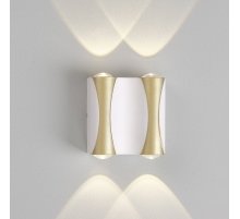 Уличный настенный светильник Crystal Lux CLT 022W2 WH-GO 4000K Уличный настенный светильник Crystal Lux CLT 022W2 WH-GO 4000K