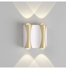 Уличный настенный светильник Crystal Lux CLT 022W2 WH-GO 4000K
