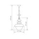 Уличный подвесной cветильник Elektrostandard Talli H GL 3002H брауни 4690389106583